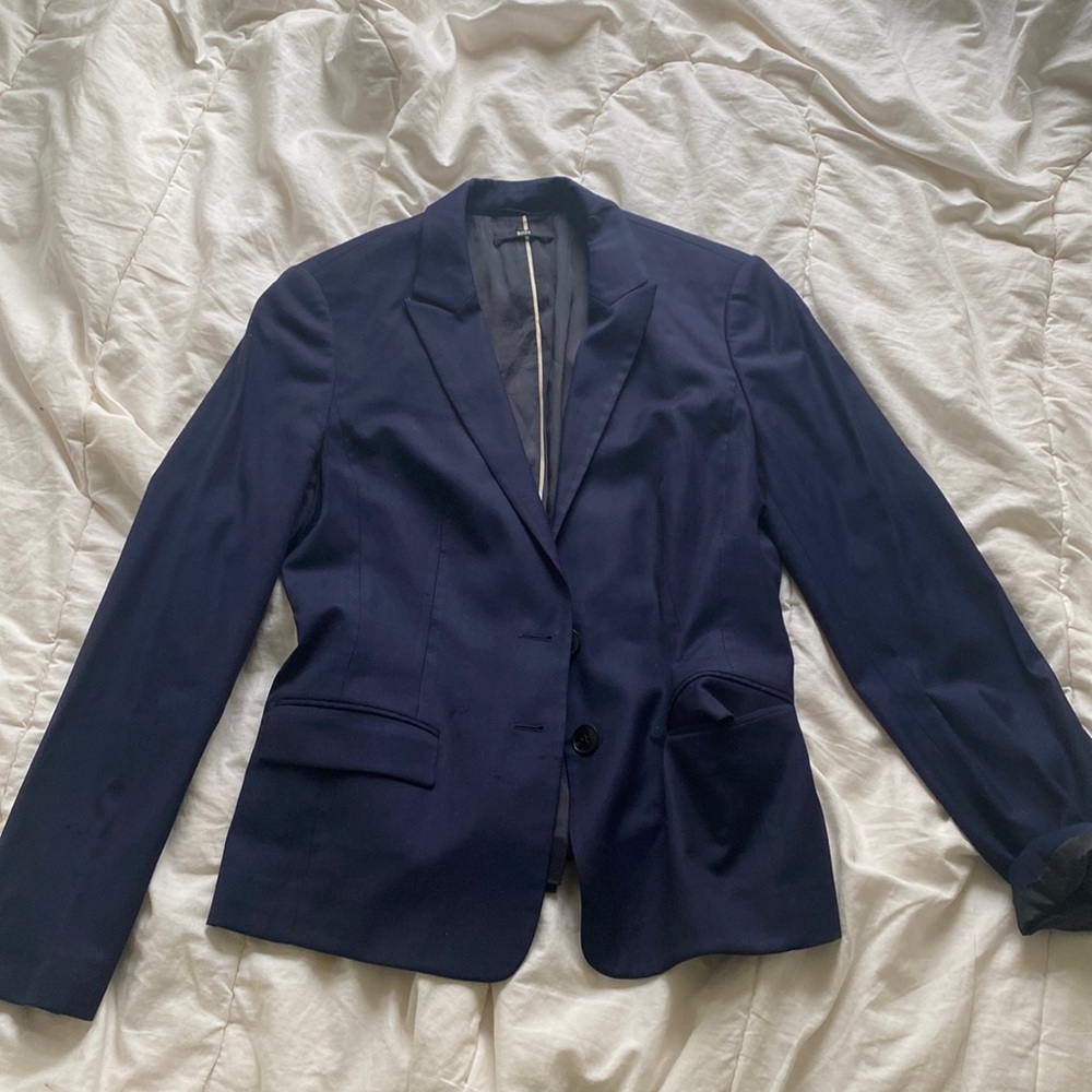 Hugo boss women's blazer navy blue